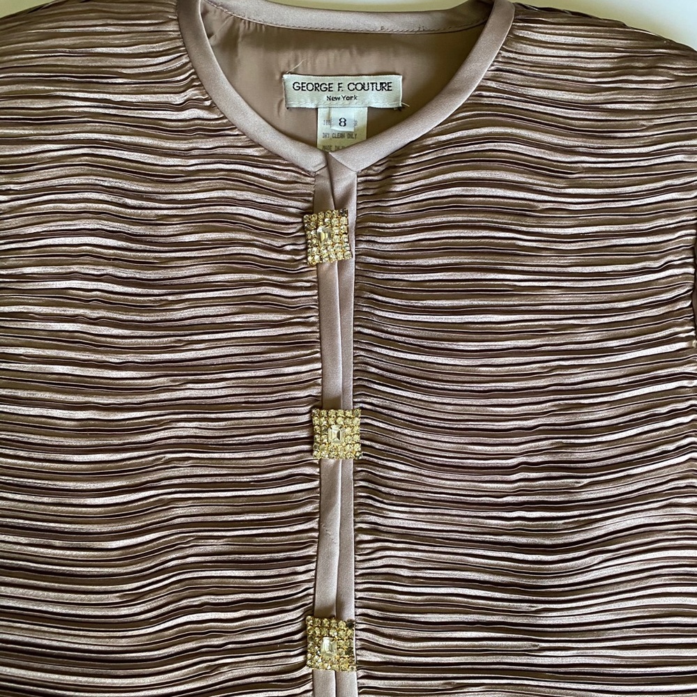 George F. Couture Vintage Evening Suit - Picture 3 of 7